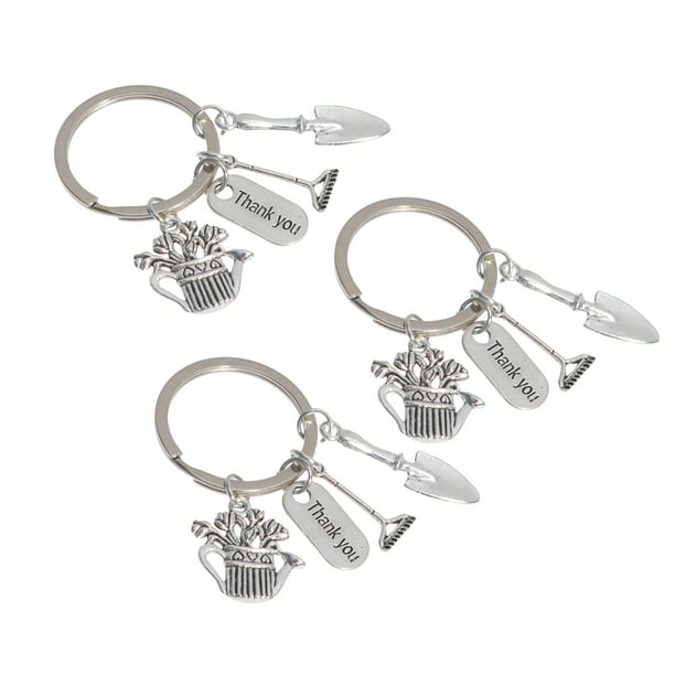 1piece Fashion Keychain Shovel Tool Model Popular Keychain Cool Key Rings Gifts